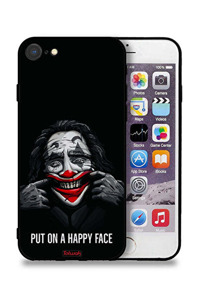 Tolwak غطاء حماية لجهاز Apple iPhone SE (2020) بوجه سعيد