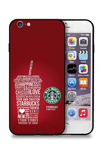 Tolwak Apple iPhone 6 Plus/6s Plus Protective Case Coffee Sticker