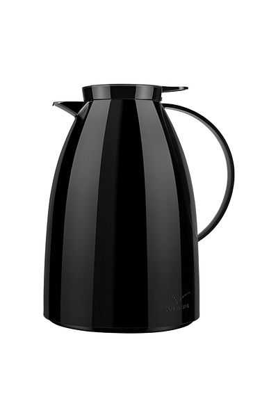 Invıcta Dishwasher Safe Coffee Pot with Trigger and Ergonomic Handle Black 1 Liter