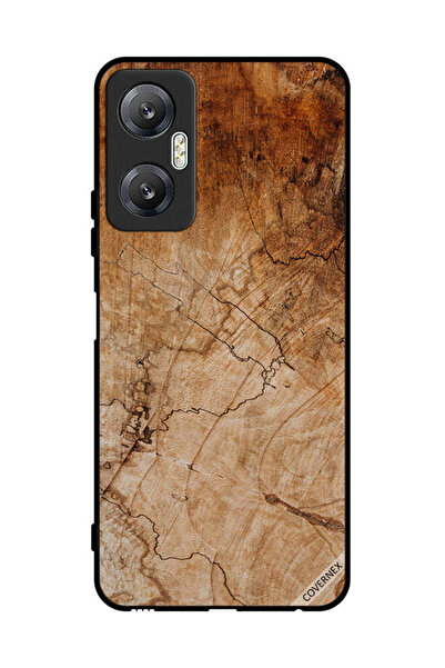 Covernex غطاء حماية لهاتف Infinix Hot 20 بنمط خشبي عتيق