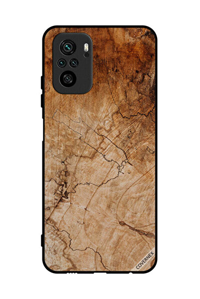 Covernex غطاء حماية لهاتف Poco M5s 4G بنمط خشبي عتيق