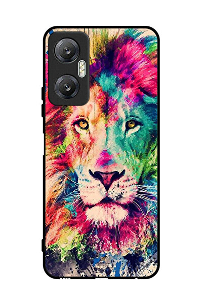 Covernex غطاء حماية لهاتف Infinix Hot 20 برسومات فنية من Lion Paint
