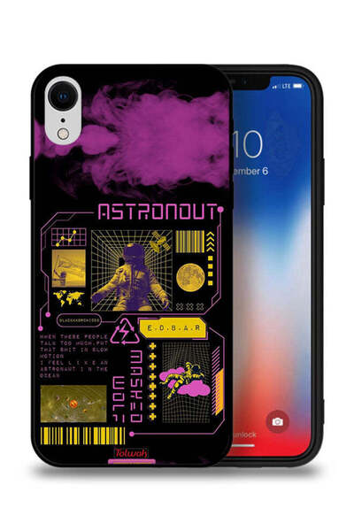 Tolwak جراب حماية لجهاز Apple iPhone XR بملصق رائد فضاء