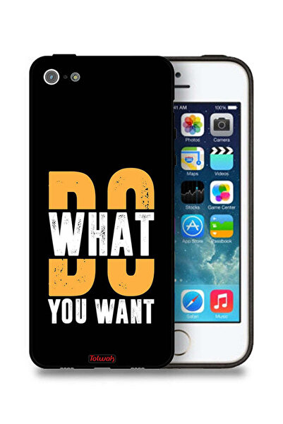 Tolwak جراب حماية لجهاز Apple iPhone 5/5s/SE - افعل ما تريد