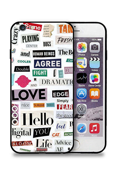 Tolwak Apple iPhone 6/6s Protective Case Short Quotes Stickers