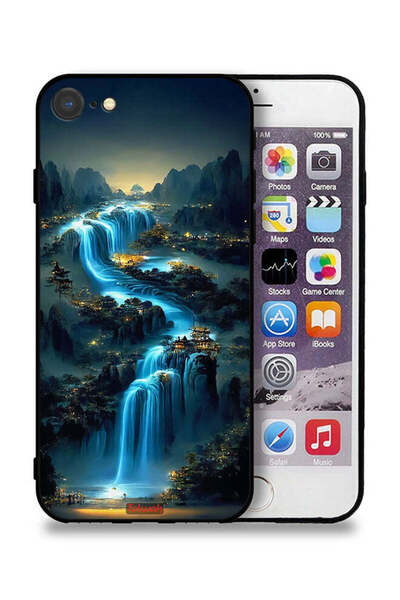 Tolwak جراب حماية Apple iPhone SE (2022) بتصميم شلال فني