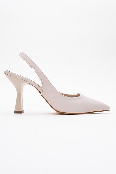 Ataköy Ayakkabı WOMEN'S POINTED TOE OPEN BACK STILETTO