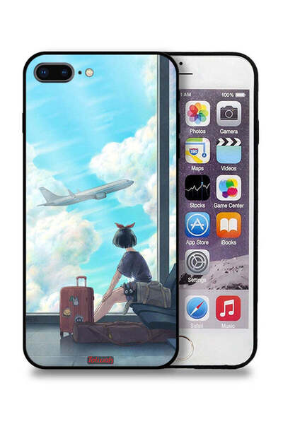 Tolwak جراب حماية لجهاز Apple iPhone 7 Plus - فن السفر