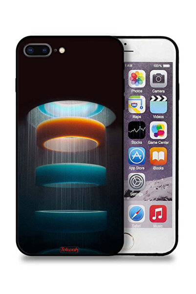 Tolwak غطاء حماية لهاتف Apple iPhone 7 Plus بنمط حلقات فنية