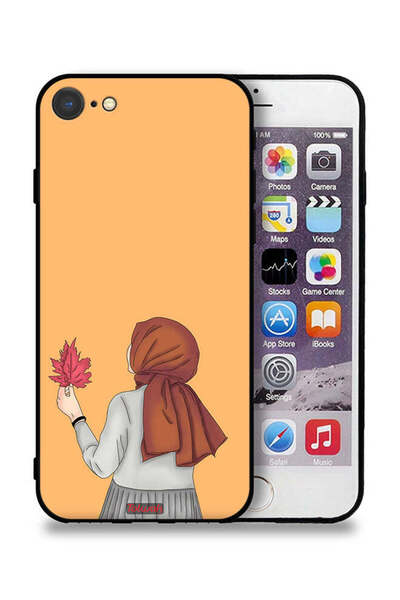 Tolwak غطاء حماية لجهاز Apple iPhone 8 يحمل ورقة شجر