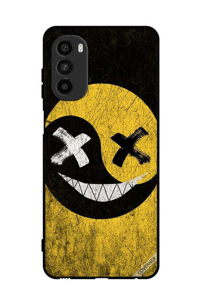 Covernex غطاء حماية لهاتف موتورولا موتو جي 82 برسومات وجه مارشميلو