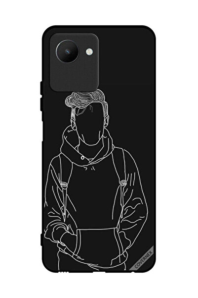 Covernex غطاء حماية لهاتف Realme C30s رسم جاكيت بوي