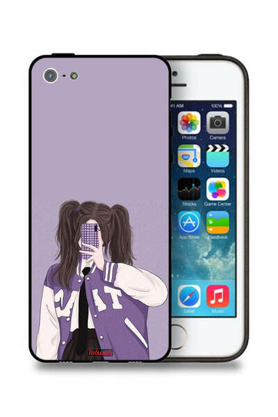 Tolwak جراب حماية لهاتف Apple iPhone 5/5s/SE لالتقاط صور سيلفي