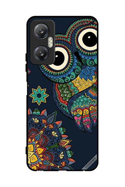 Covernex غطاء حماية لهاتف Infinix Hot 20 بتصميم بومة زهرية