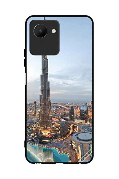 Covernex غطاء حماية لهاتف Realme C30s منظر جميل لوسط مدينة دبي
