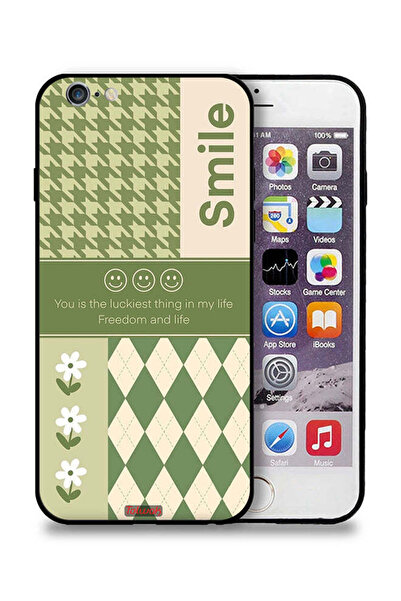 Tolwak جراب حماية لجهاز Apple iPhone 6 Plus/6s Plus - الابتسامة هي أسعد شيء ف...