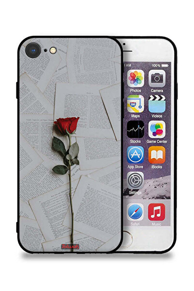 Tolwak غطاء حماية لجهاز Apple iPhone SE (2020) وردي على ورق