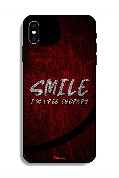 Tolwak جراب حماية لجهاز Apple iPhone X Smile It_S Free Therapy