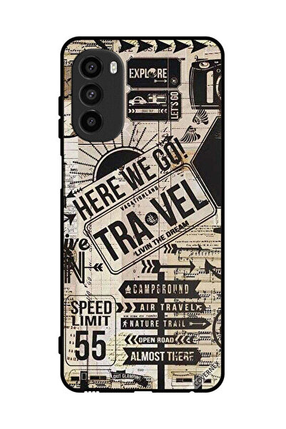 Covernex غطاء حماية لهاتف موتورولا موتو جي 82 "هنا نذهب للسفر"