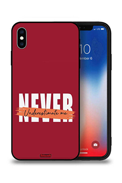 Tolwak جراب حماية Apple iPhone XS Max لا تقلل من شأني أبدًا