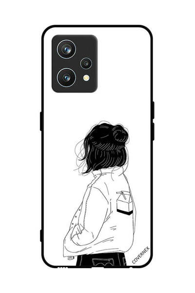 Covernex غطاء حماية لجهاز Realme 9 Pro Plus فتاة تفكر بعمق كبير