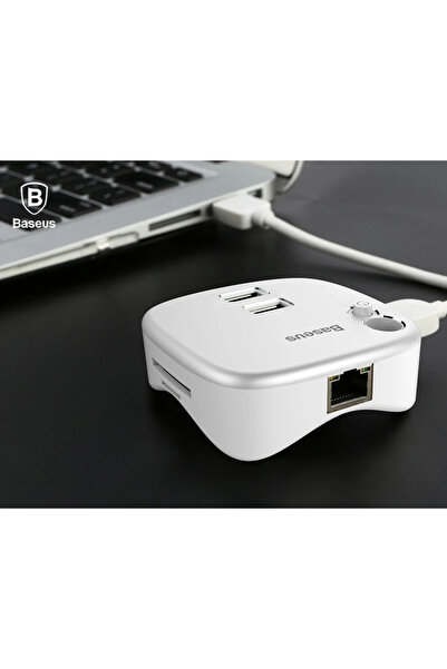 TEKNOCEPNET Multifunctional Notebook Adapter Hub Dual USB 3.0 Rj45 Tf/Sd-(5775) - Bs4051-3680