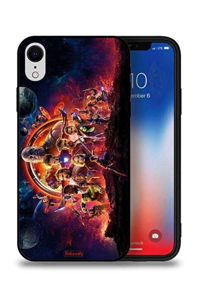 Tolwak غطاء حماية لجهاز Apple iPhone XR من Avengers