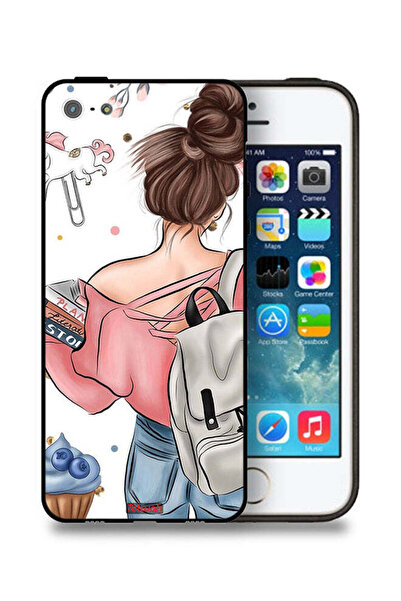 Tolwak جراب حماية لأجهزة Apple iPhone 5/5s/SE من Books In Hands