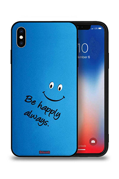 Tolwak جراب حماية لجهاز Apple iPhone XS كن سعيدًا دائمًا