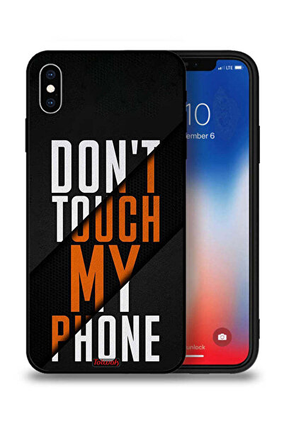 Tolwak جراب حماية لجهاز Apple iPhone XS Max - لا تلمس هاتفي