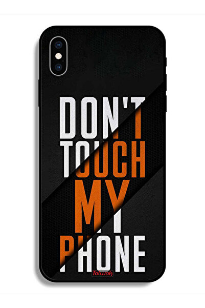 Tolwak جراب حماية لهاتف Apple iPhone X - لا تلمس هاتفي