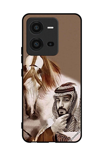 Covernex غطاء حماية لهاتف فيفو V25 محمد بن سلمان أمام حصان