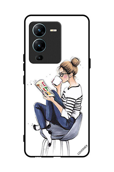 Covernex غطاء حماية لهاتف فيفو V25 برو - قراءة كتاب الفن