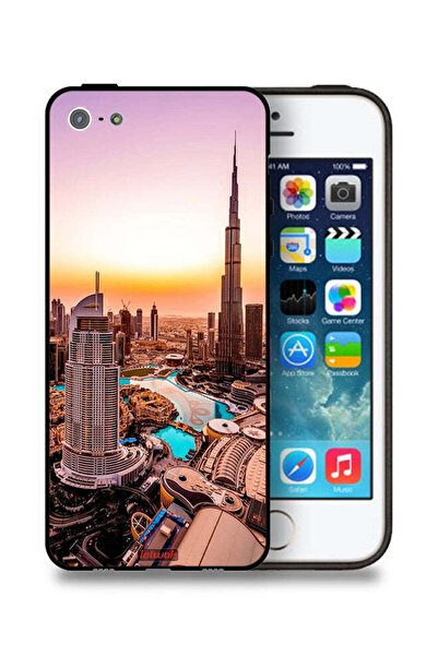 Tolwak غطاء حماية لجهاز Apple iPhone 5/5s/SE - وسط مدينة دبي