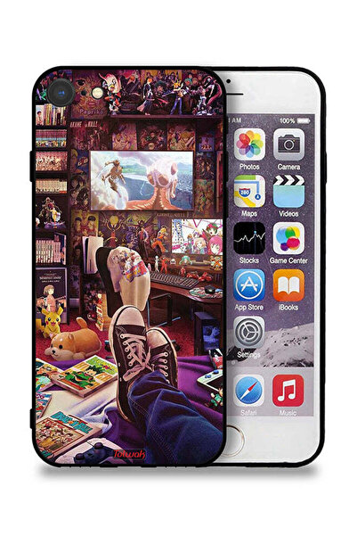 Tolwak غطاء حماية لجهاز Apple iPhone 7 من Comic Zone