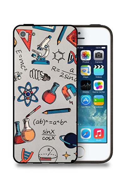 Tolwak غطاء حماية لجهاز Apple iPhone 5/5s/SE - علامات علمية
