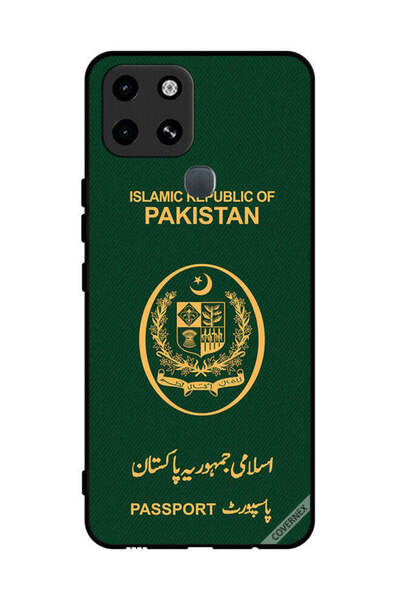 Covernex غطاء حماية لهاتف Infinix Smart 6 بنمط جواز سفر باكستاني