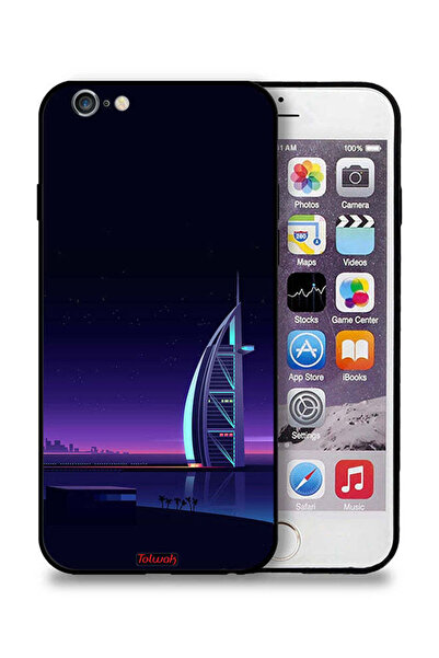 Tolwak غطاء حماية لجهاز Apple iPhone 6 Plus/6s Plus - فن برج العرب الرقمي