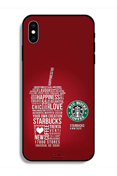 Tolwak جراب واقٍ لهاتف Apple iPhone X ملصق قهوة