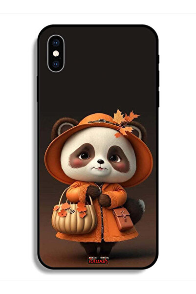 Tolwak جراب واقٍ لهاتف Apple iPhone X بتصميم سيدة الباندا اللطيفة