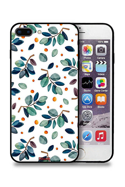 Tolwak غطاء حماية لهاتف Apple iPhone 8 Plus بأوراق الشجر