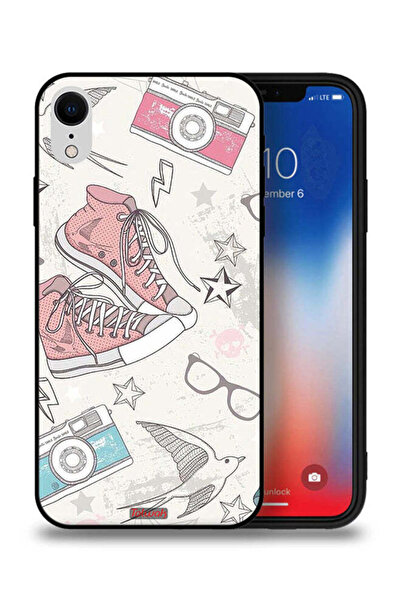 Tolwak جراب حماية من القماش لهاتف Apple iPhone XR مع حذاء وفن كاميرا