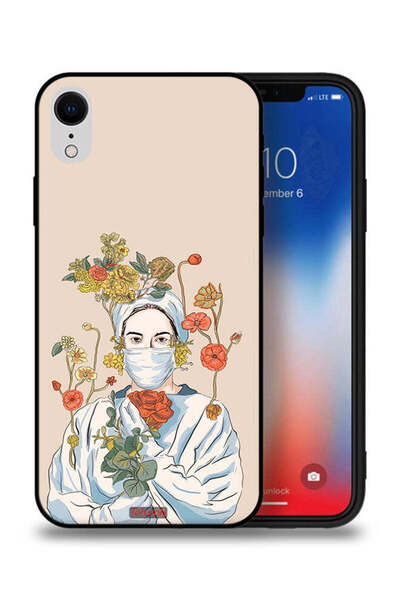Tolwak جراب حماية لجهاز Apple iPhone XR بتصميم ممرضة فنية