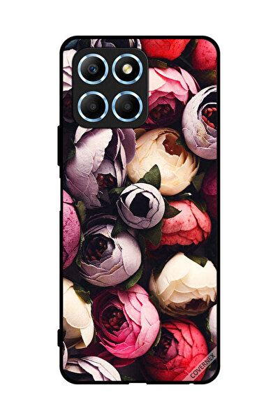 Covernex غطاء حماية لهاتف Honor X8 5G - وردي داكن مخروطي