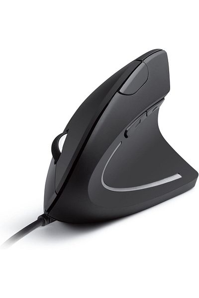 Anker ماوس بصري عمودي مريح مع كابل USB، مريح وسهل الاستخدام