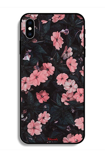 Tolwak جراب واقٍ لهاتف Apple iPhone X - زهر الخوخ الصغير