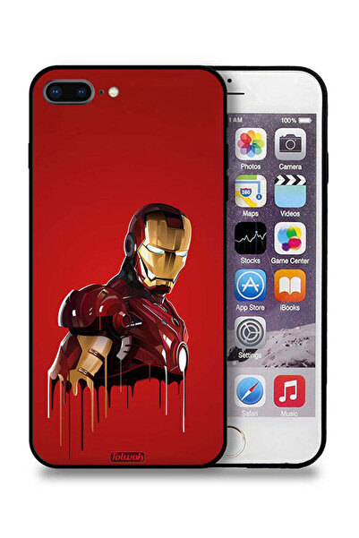 Tolwak جراب حماية لجهاز Apple iPhone 8 Plus برسومات الرجل الحديدي