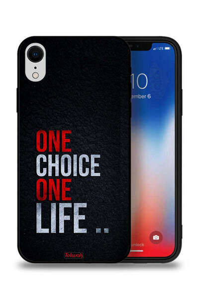 Tolwak جراب حماية لجهاز Apple iPhone XR - اختيار واحد، حياة واحدة