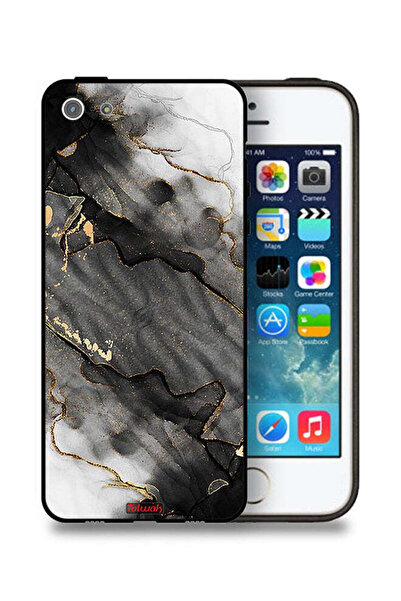 Tolwak غطاء حماية رخامي لامع لهاتف Apple iPhone 5/5s/SE