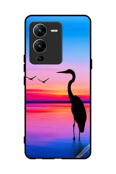 Covernex غطاء حماية لهاتف فيفو V25 برو - شوك وطيور